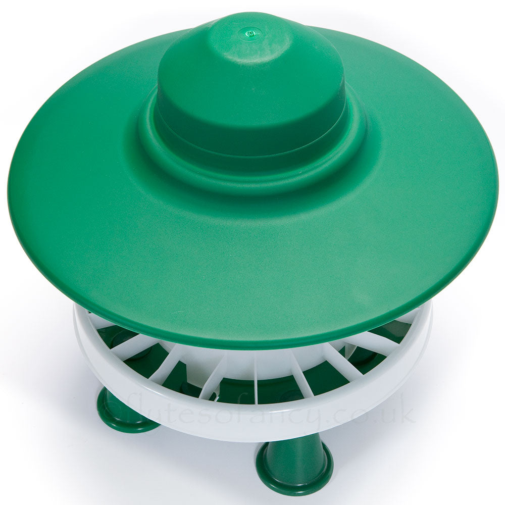 Top View Outdoor Ascot Chicken Feeder