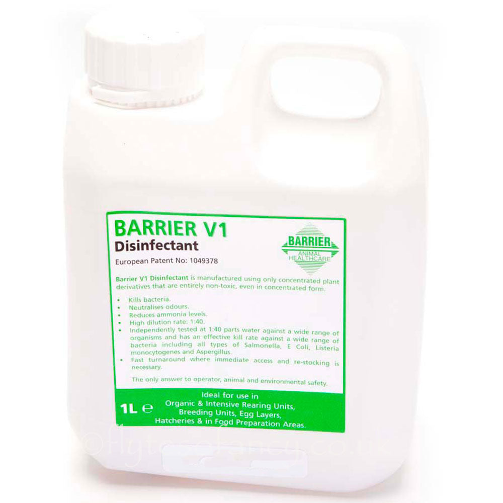 Barrier V1 Disinfectant, 1 litre concentrate