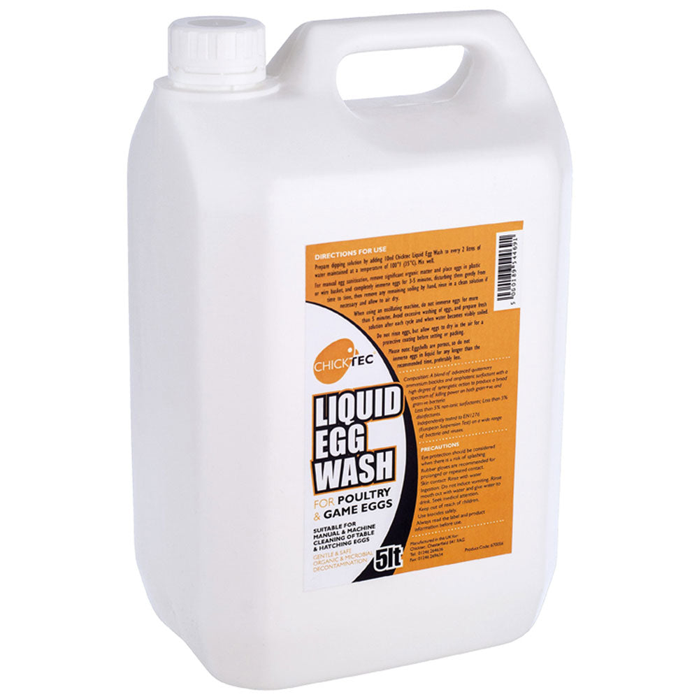 Chicktec Egg Wash Liquid Concentrate, 5 litres