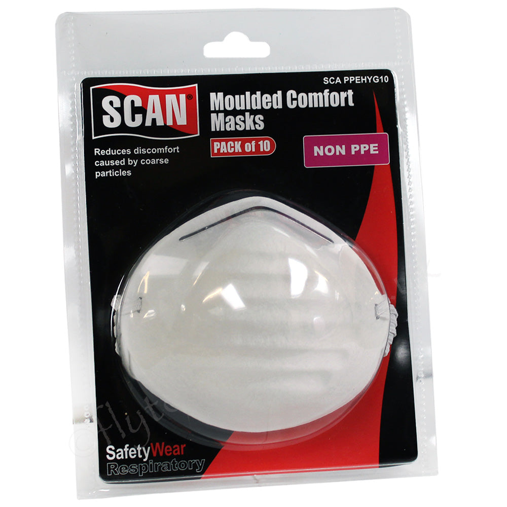 Scan Moulded Disposable Valved Masks FFP3 (Pack 2