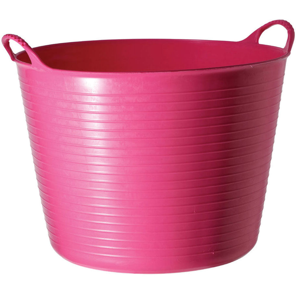Pink Flexible Tub Trug, 38 litre