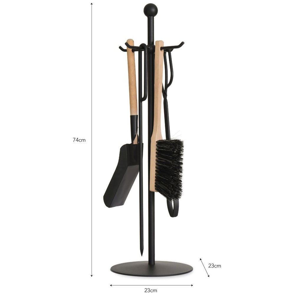 Dimensions of Jutland Steel Fireside Tool Set