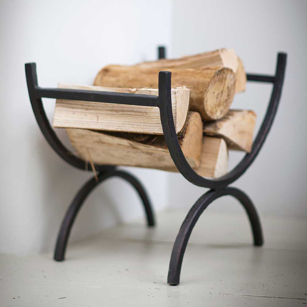 Indoor Wrought Iron Log Holder