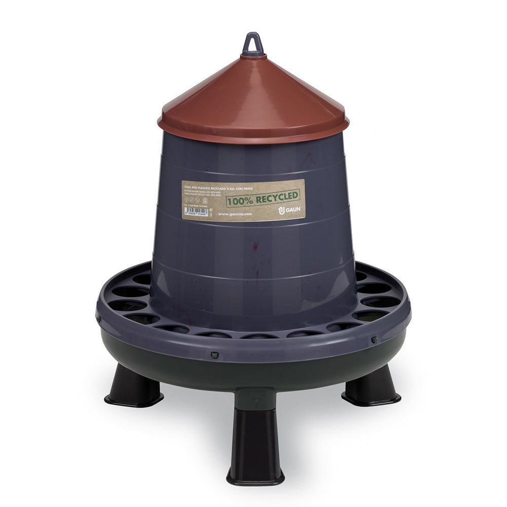 Gaun Recycled Plastic Chicken Feeder 4kg