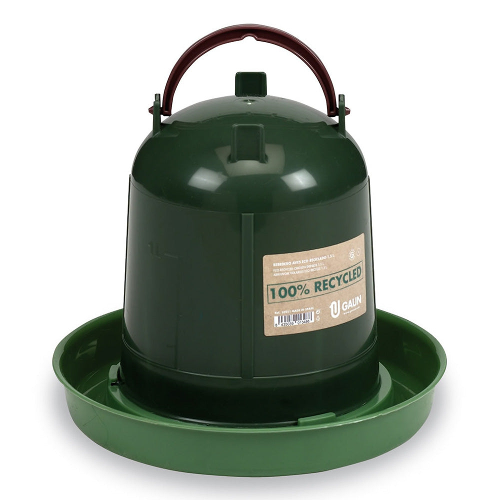 Gaun Recycled Plastic Chicken Drinkers, 1.5 litre