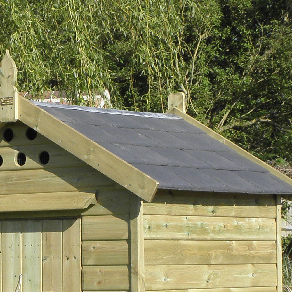 Tiled roof of Granary 15 Hen House