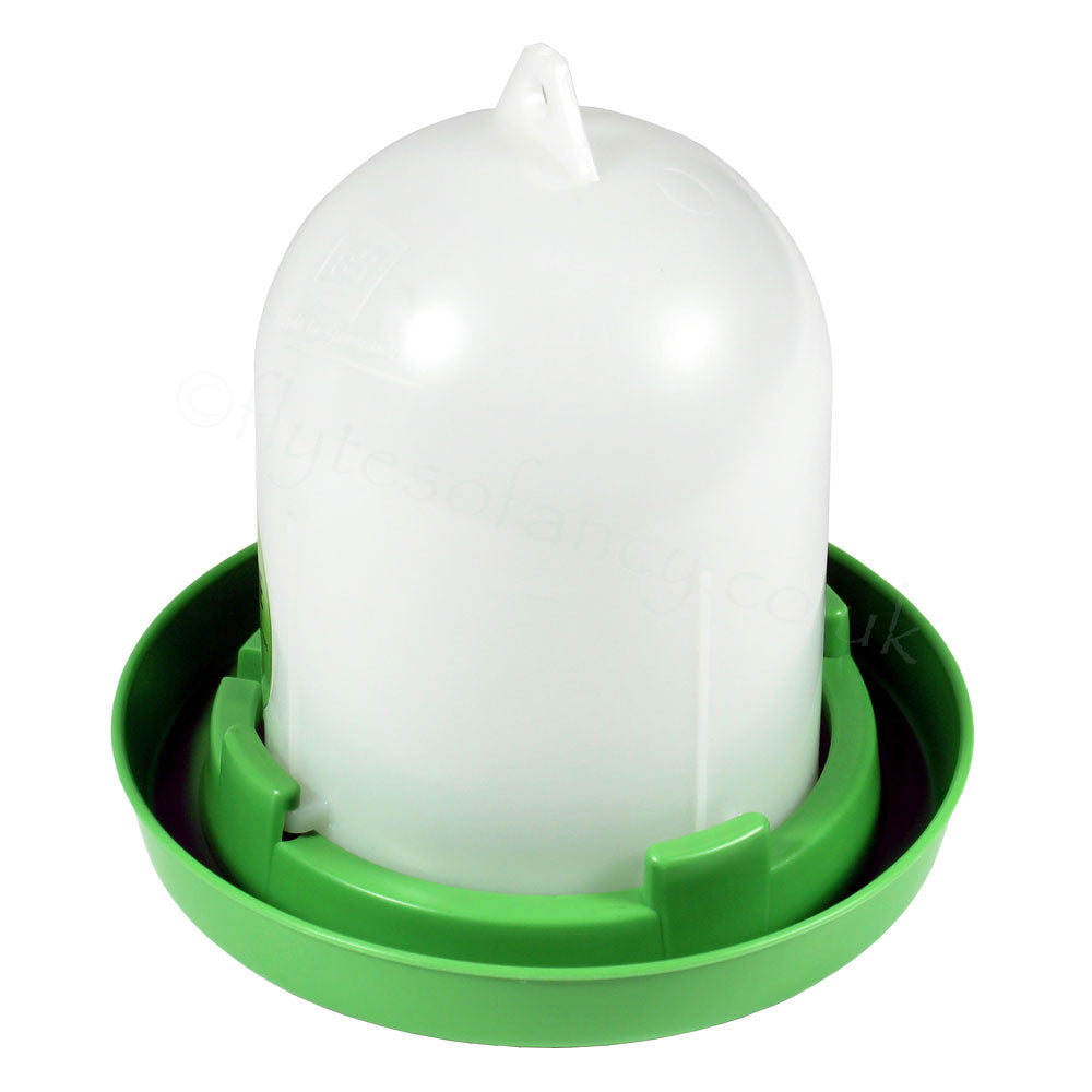 Green Bio-Plastic Drinkers for Chickens, 1.5L