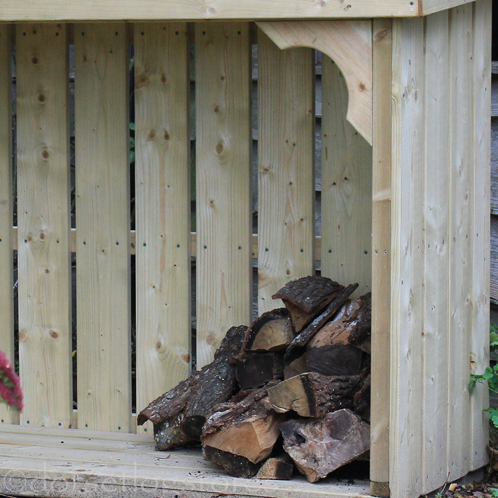 Detail of ventilation in Log Storage space