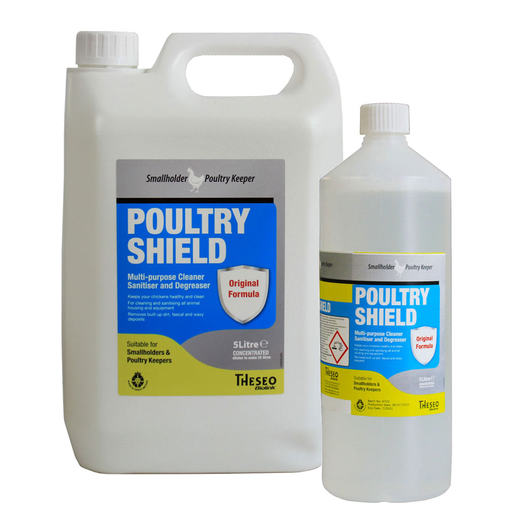 Poultry Shield Liquid Concentrate, 1 litre or 5 litre