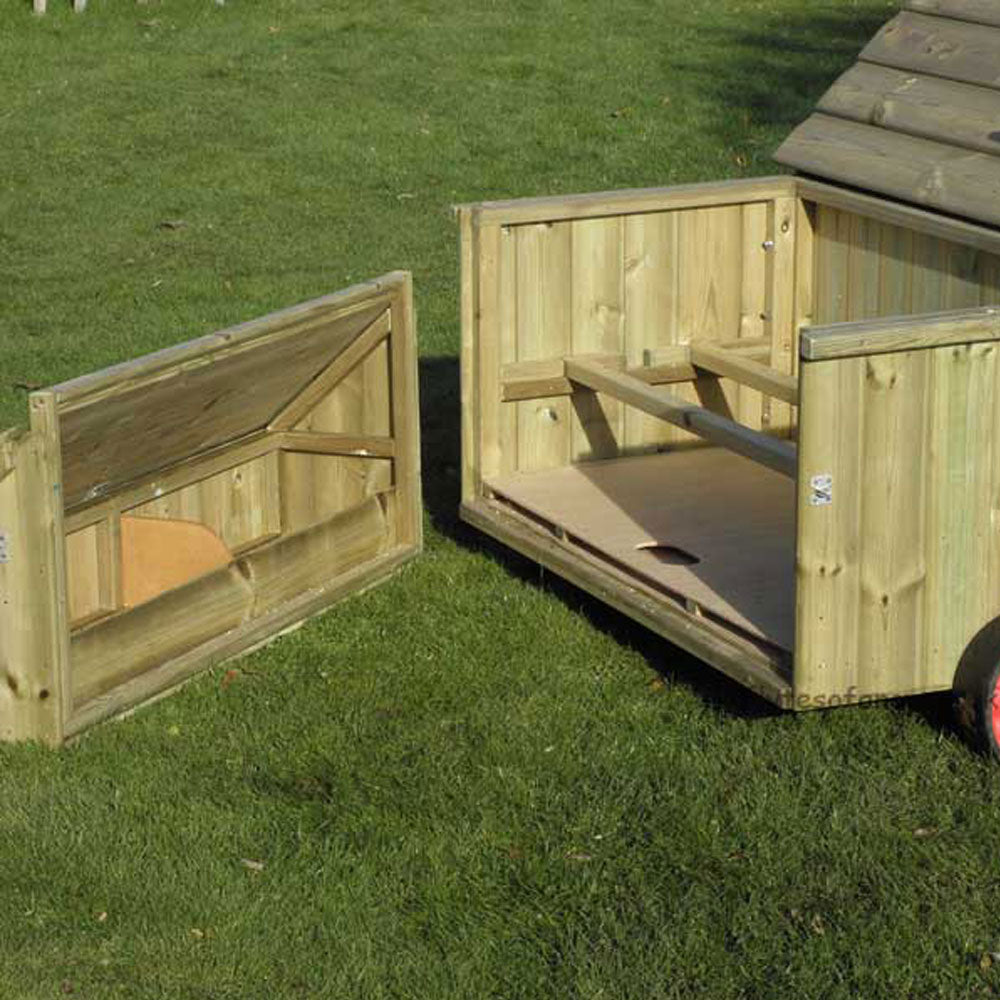 Inside the Dorset Ranger Six Chicken Coop