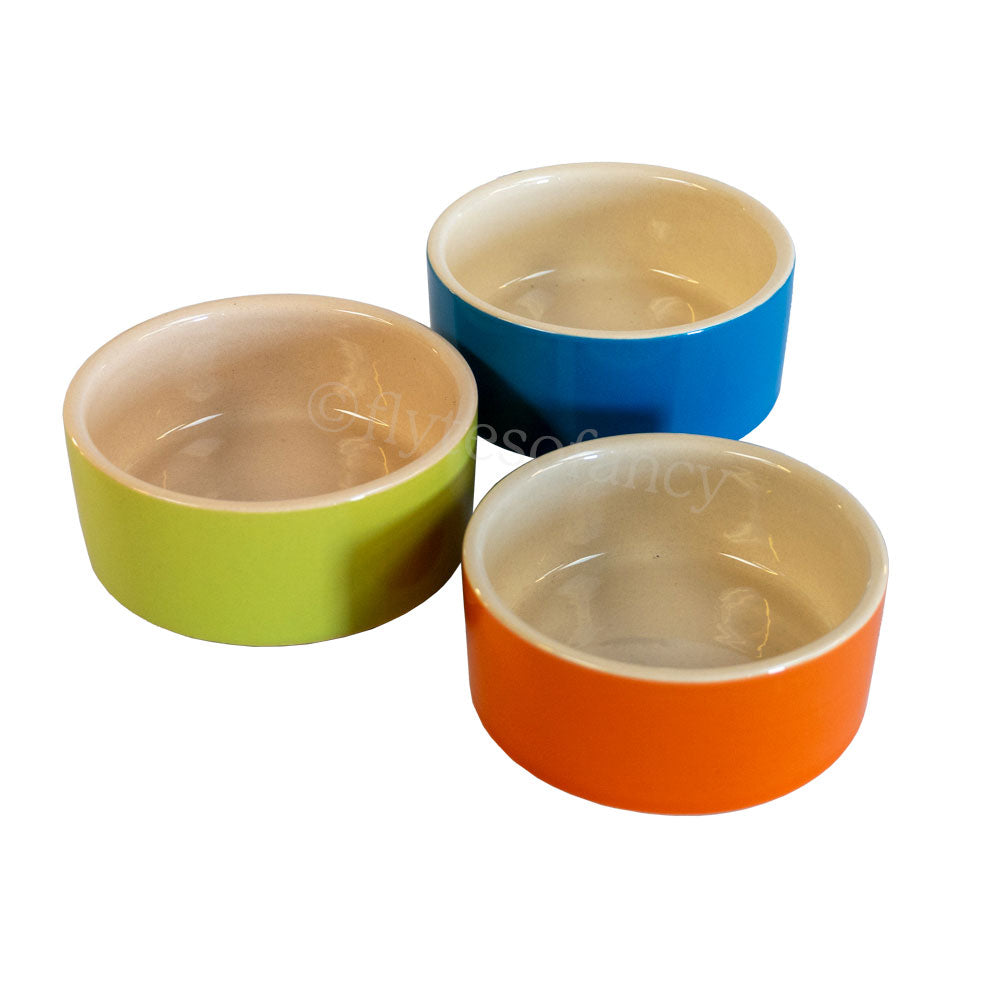 Small Ceramic Pet Feeding Bowls