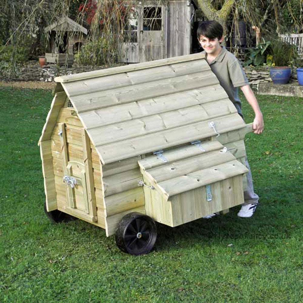 Moving the Dorset Stroller Chicken Coop