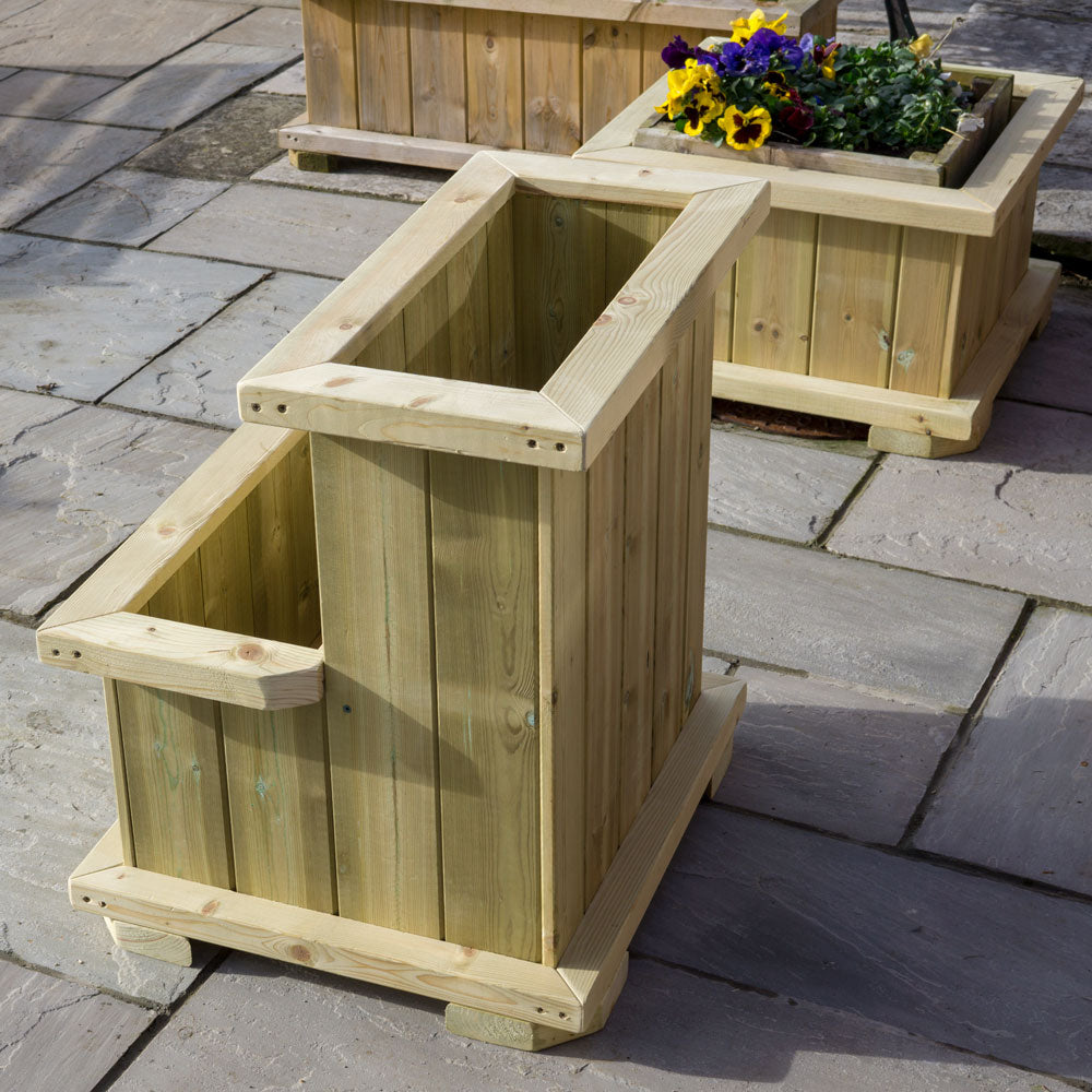Side view Two Tier Holwell Garden Planter