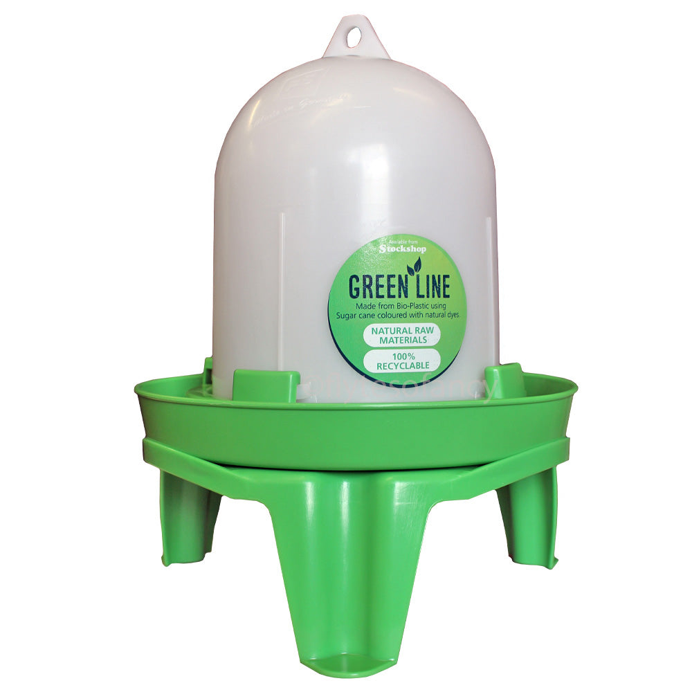 Green Tripod Stand for 1.5 Litre Bio-Plastic Drinkers, with drinker