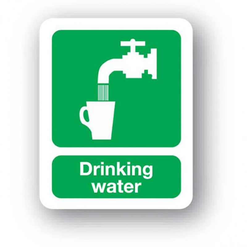 Small Drinking Water Sign