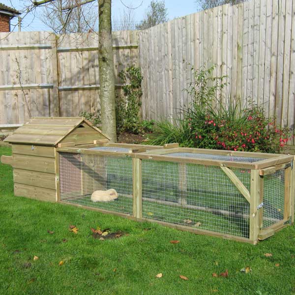 Guinea Pig House & Run for the garden