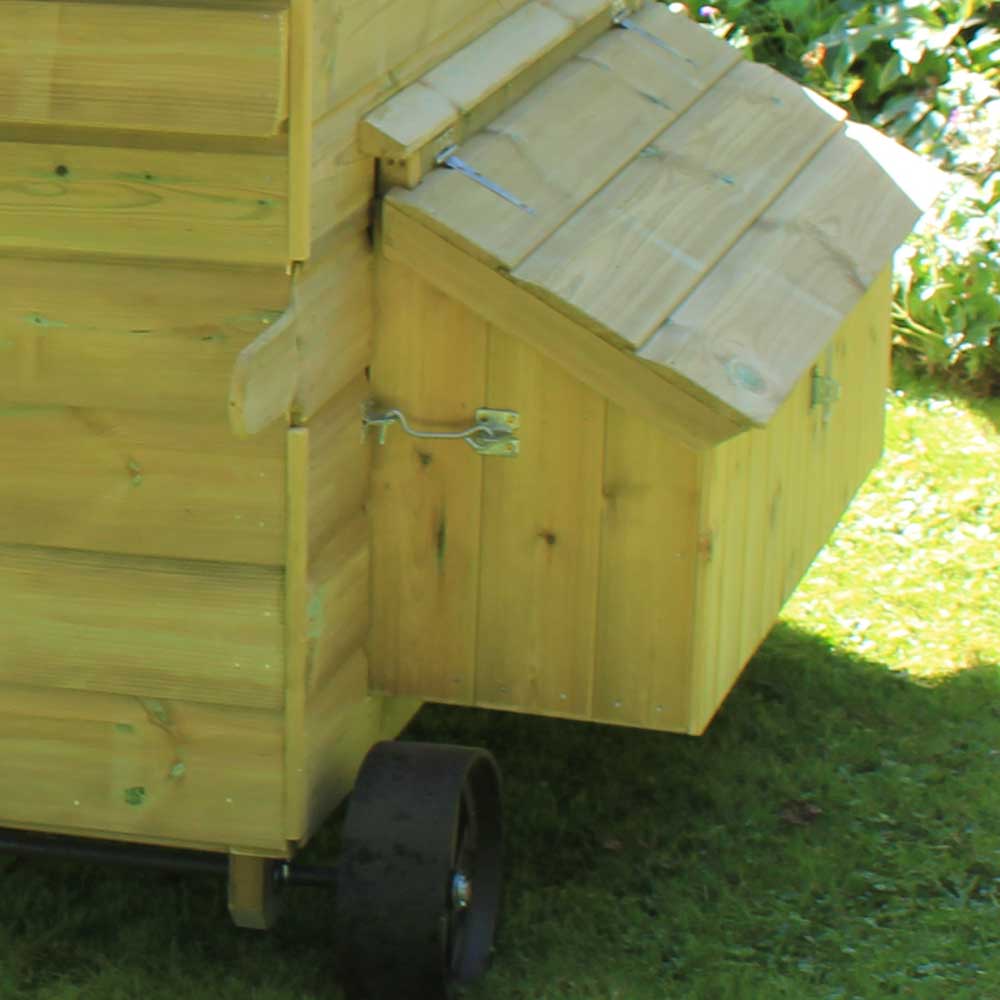 Nest box detail of Handy 15 Hen House