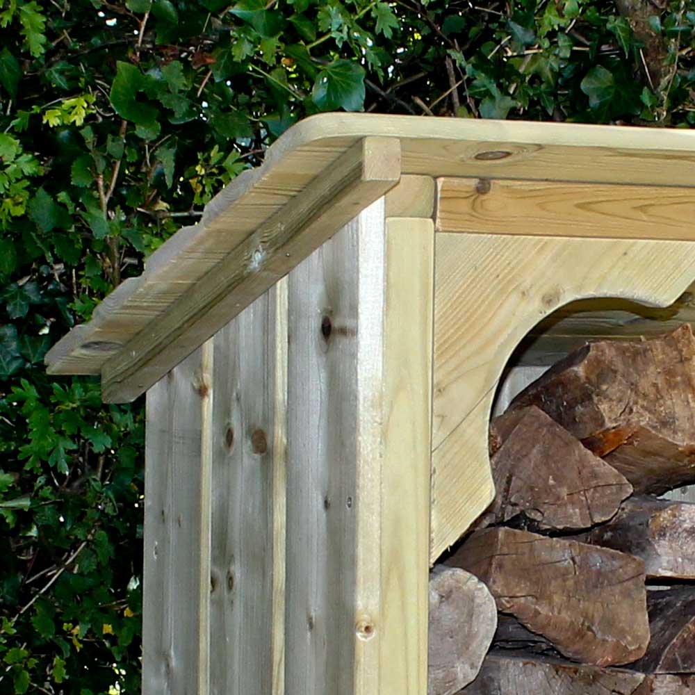 Melbury Log Store (6ft wide)