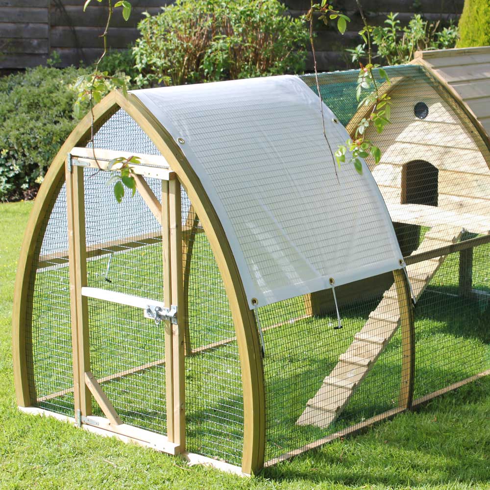 Small Rainshade for Chicken Runs, Translucent