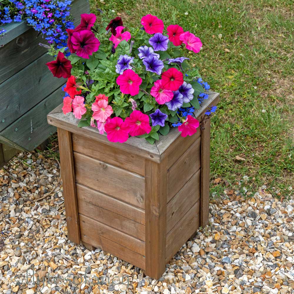 Minterne Wooden Garden Planter, small