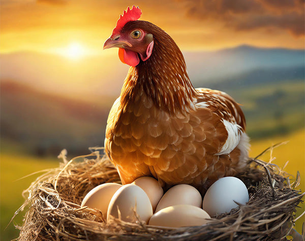 How a Hen makes an Egg