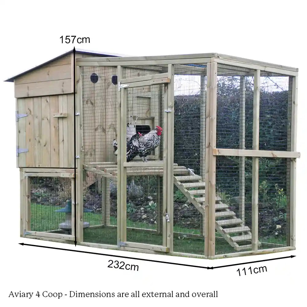 The Flyte Aviary 4 Chicken Coop