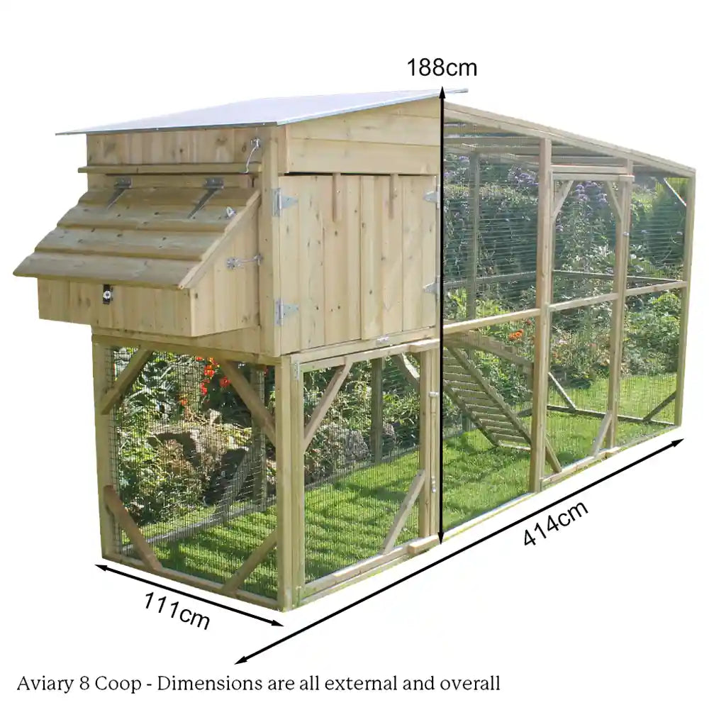 The Flyte Aviary 8 Chicken Coop
