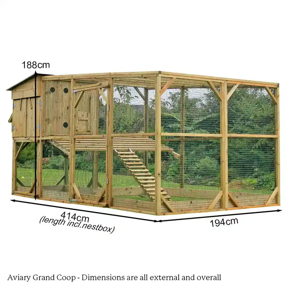 The Flyte Aviary Grand Chicken Coop