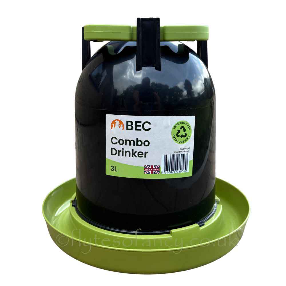 BEC Recycled Plastic Chicken Drinker, 3 litre