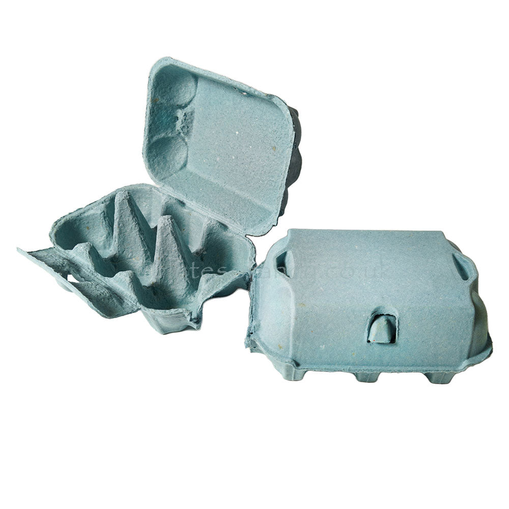 Plain Coloured Egg Boxes, Mid-Blue