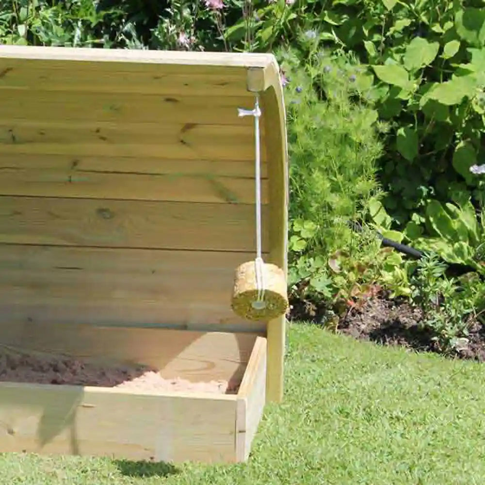 Boredom Buster Pecking Ring for Chickens, hanging