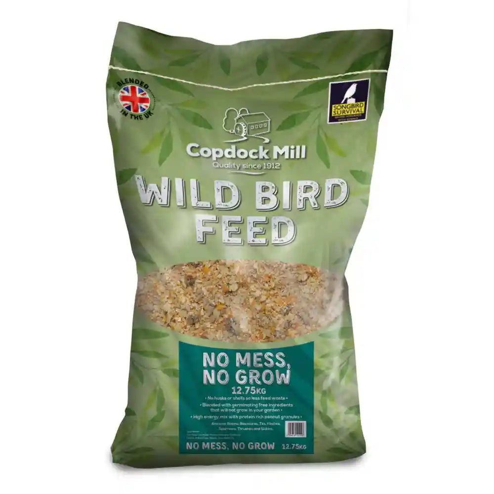 Copdock Mill Wild Bird Mix, No Mess-No Grow 12.75kg