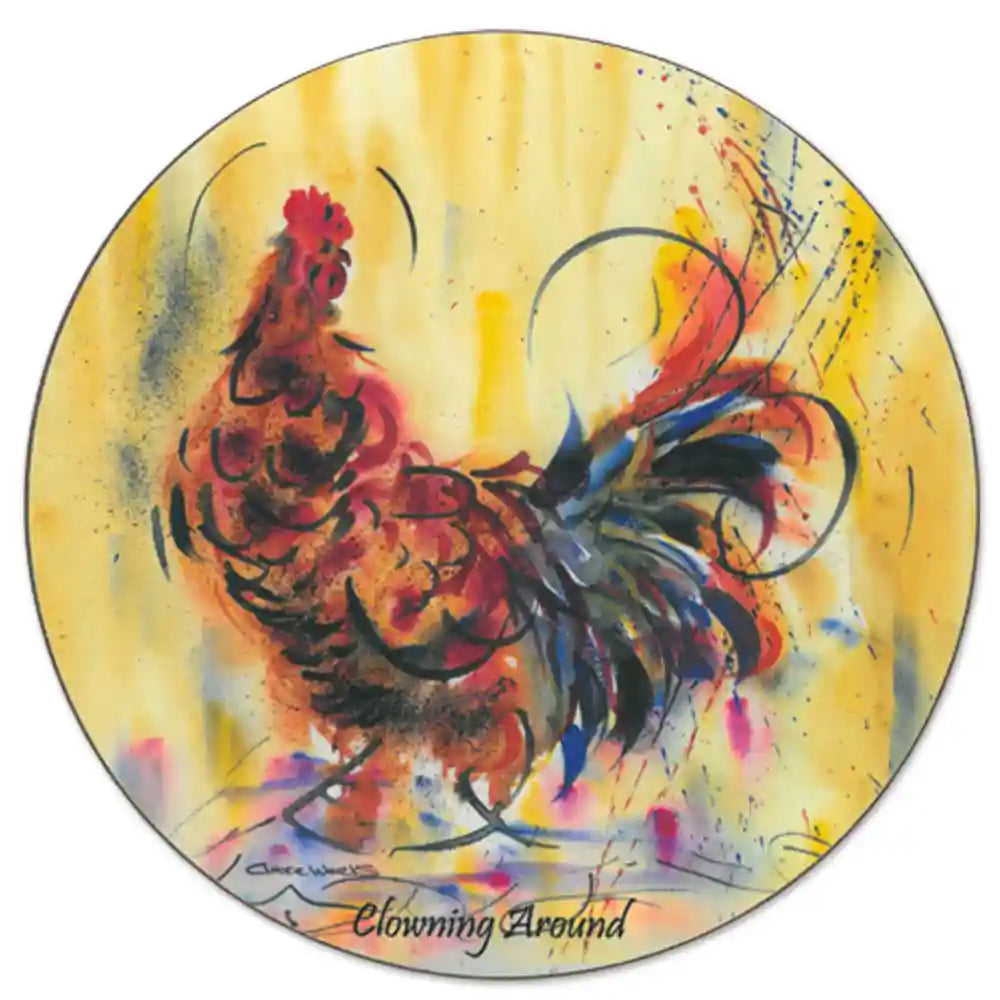 Claire Weeks Chicken Placemats, set of 4