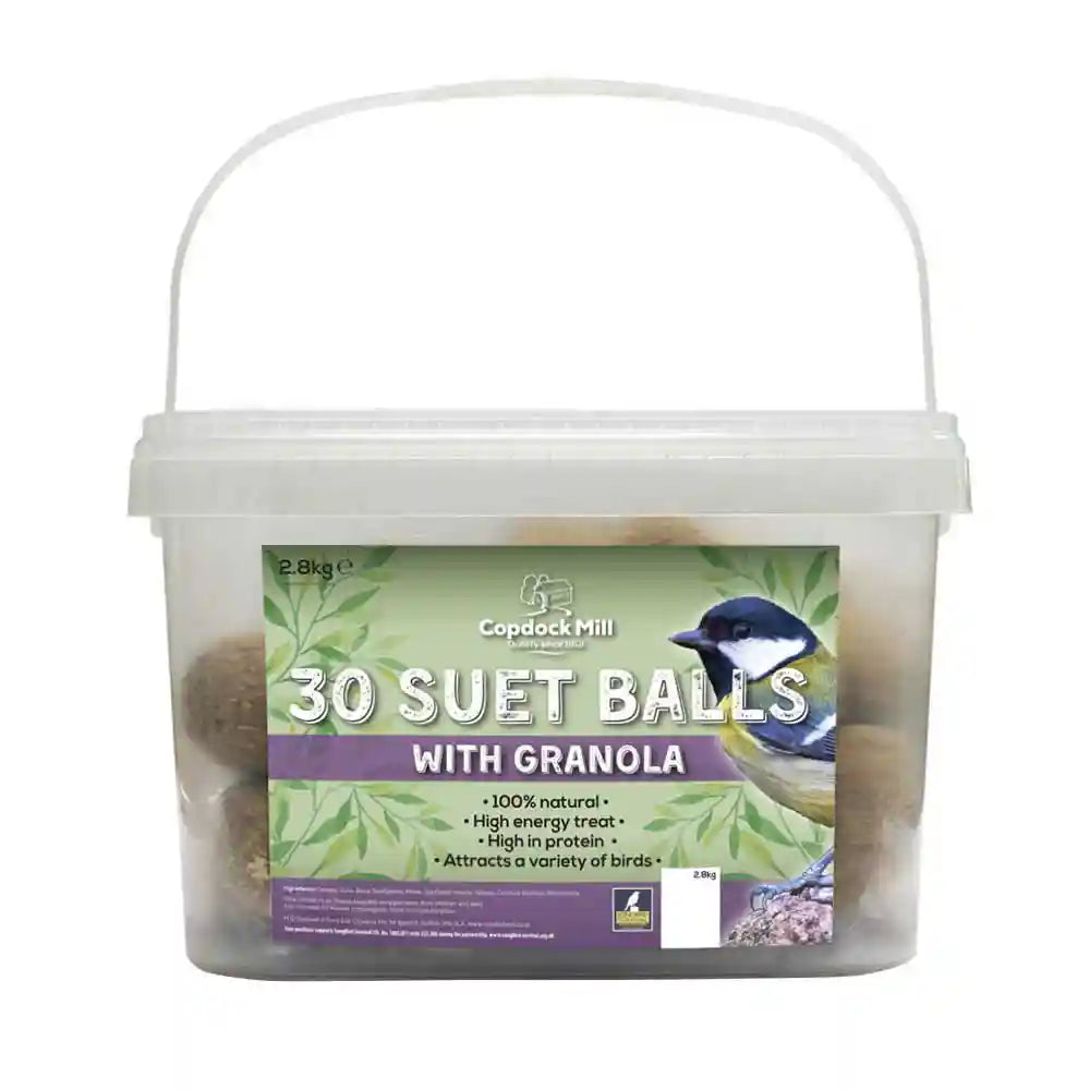 Copdock Mill Suet Balls with Granola, tub of 30