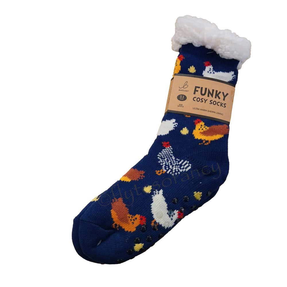 Bartleby Funky Cosy Socks - Chicken