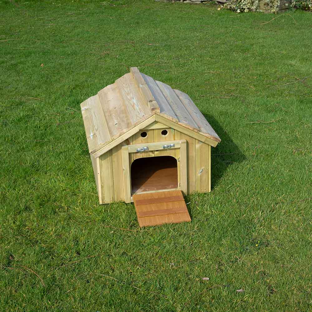 Small Dinky Duck House, ramp open