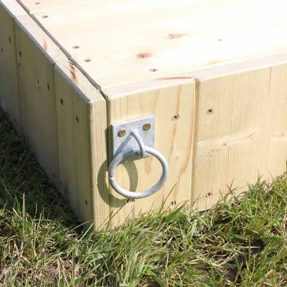 Anchor rings on Small Float for Duck Houses