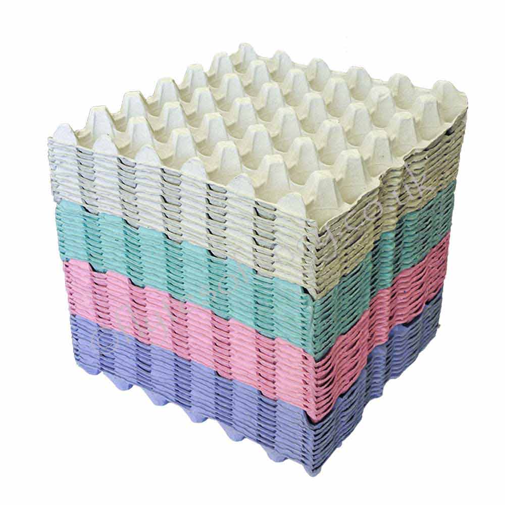 40 Egg Trays in Assorted Colours