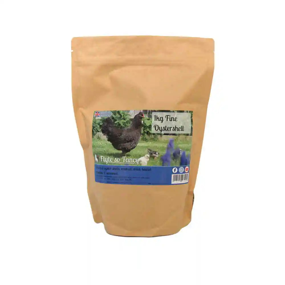 1kg pouch Fine Oystershell for Poultry