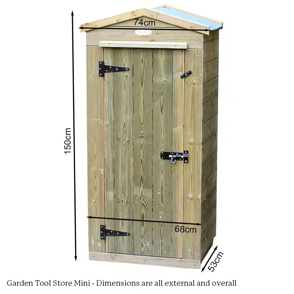 Mini Garden Tool Store (with Never-Leak Roof)