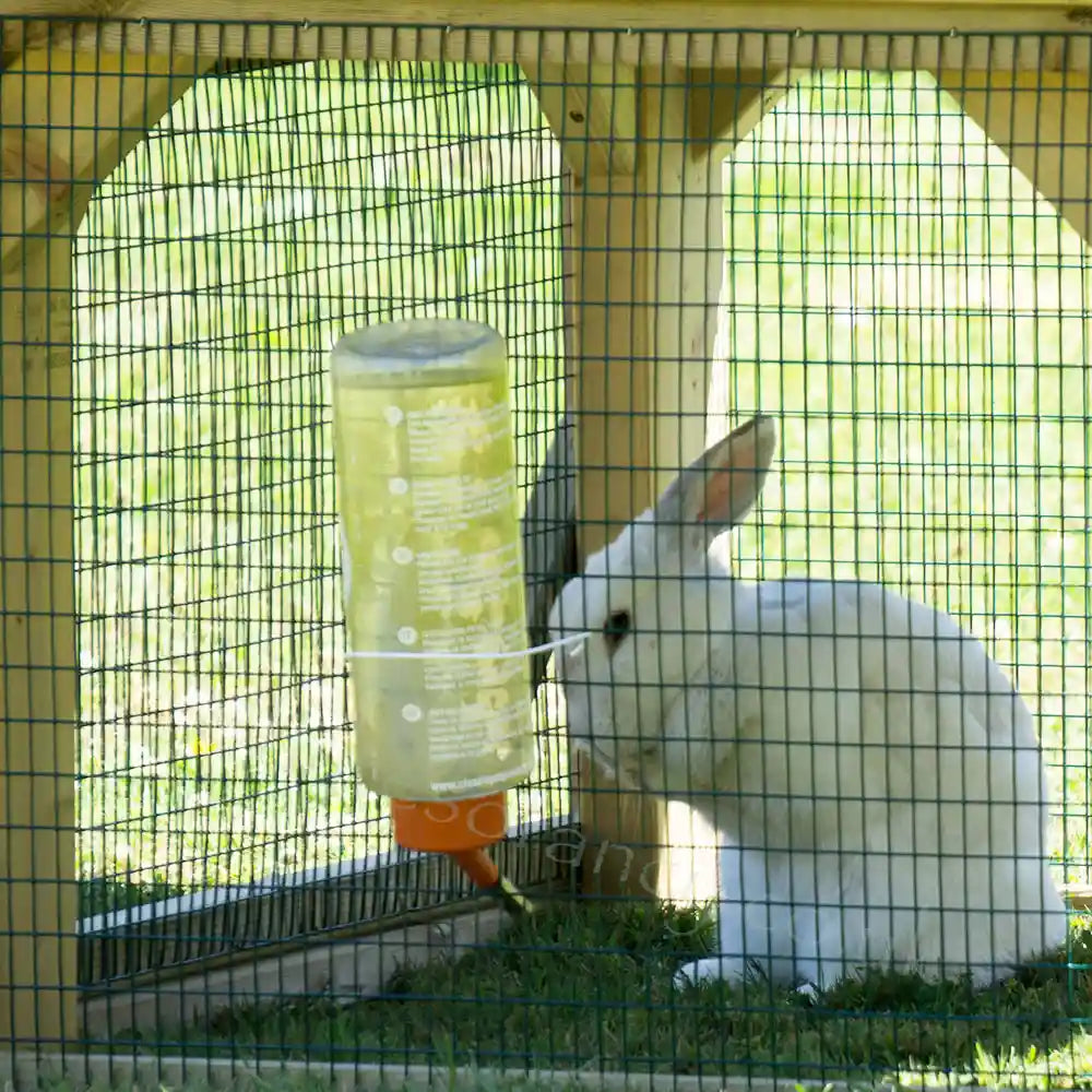Giant Pet Drinker mounted on mesh
