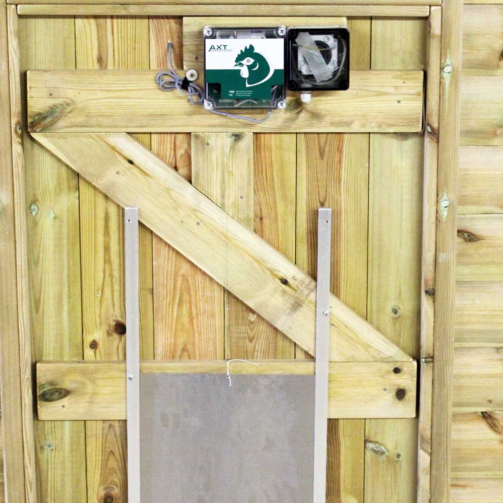 VSD Door Kit for Granary Hen House (shown with timer)