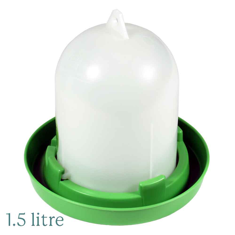 Green Bio-Plastic Chicken Drinkers