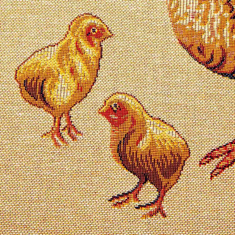 Hines Hen and Chicks Tapestry Cushion