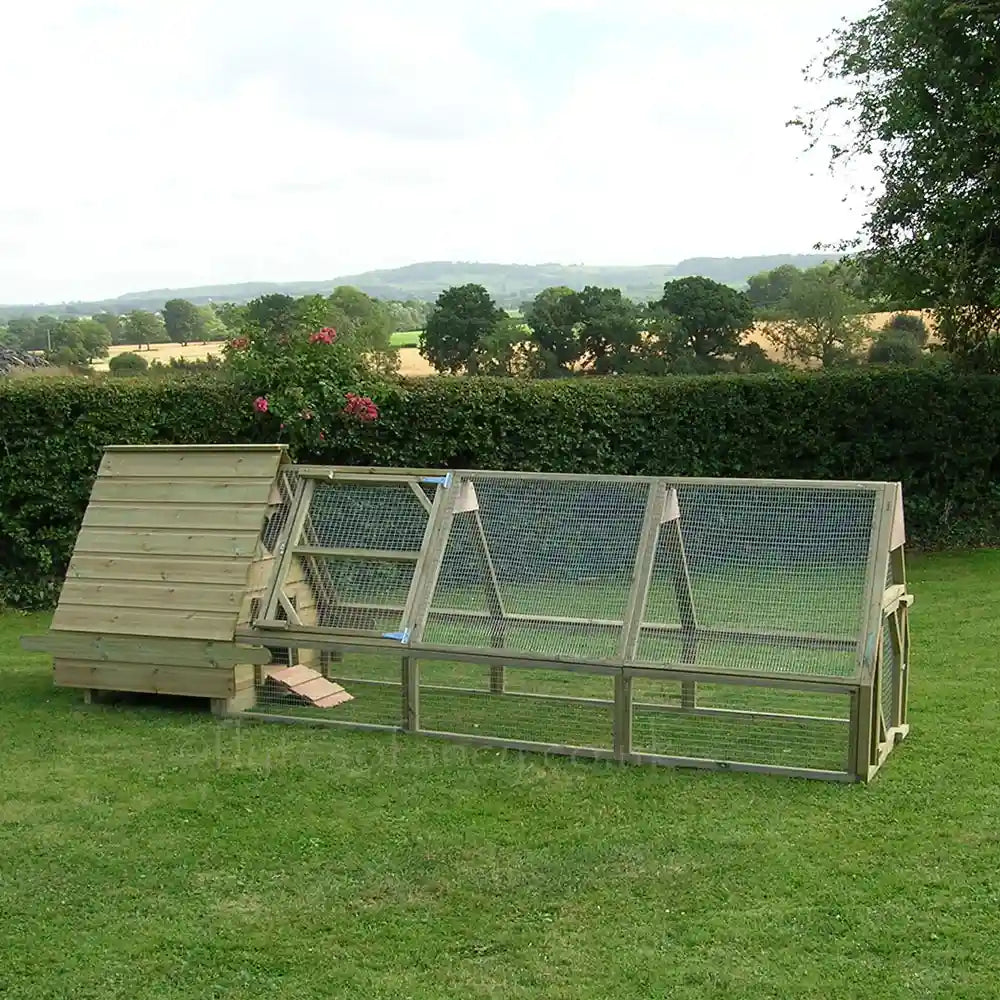 9ft Run attached to Hobby Duck House