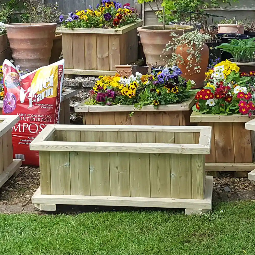 Large Holwell Wooden Garden Planter