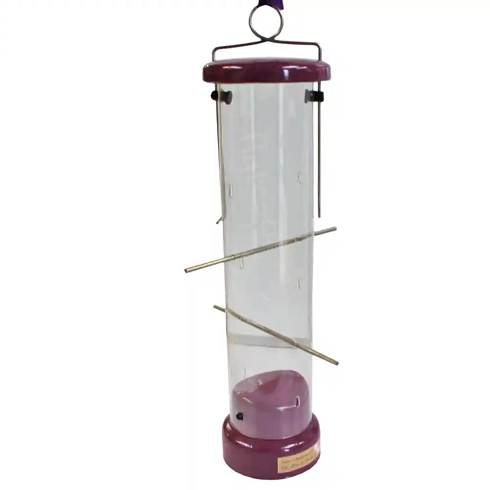 Honeyfields Metal Nyjer Feeder, Purple