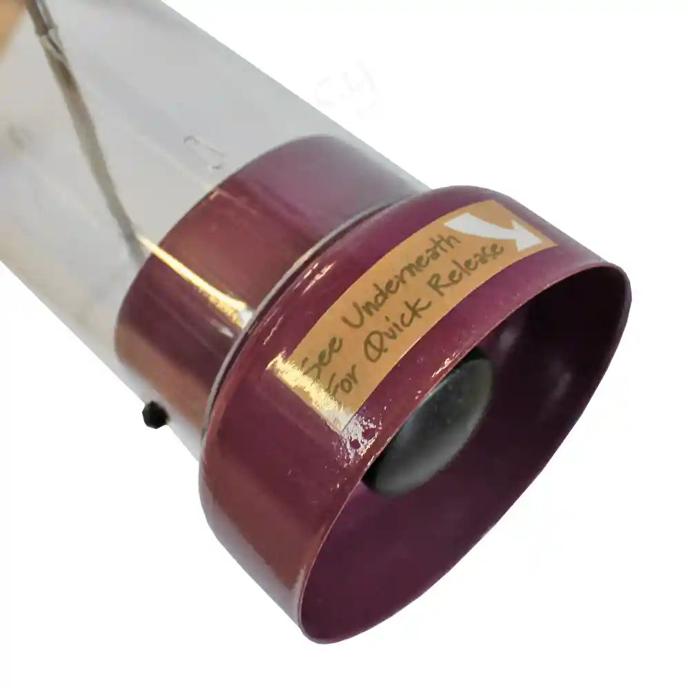 Honeyfields Metal Nyjer Feeder, Purple