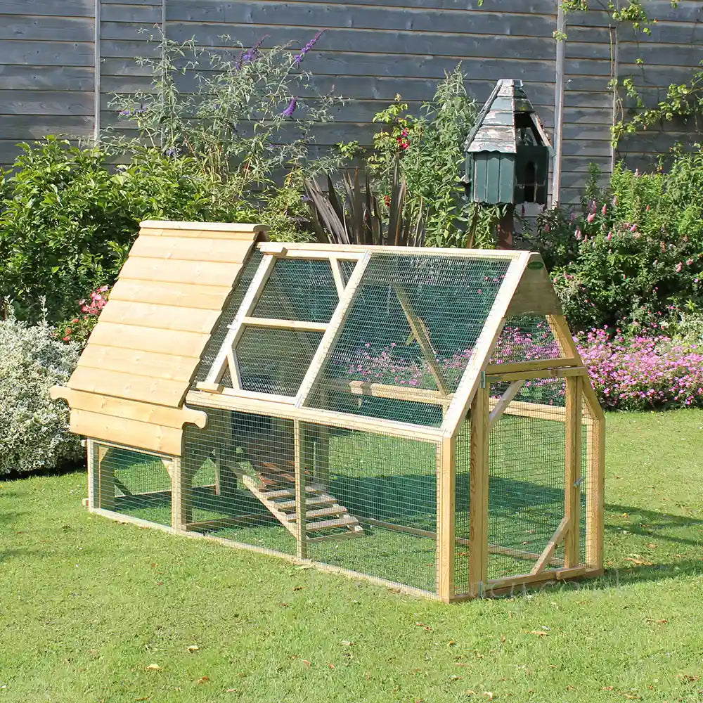 Long-Legged Hobby Henhouse with 6ft Run