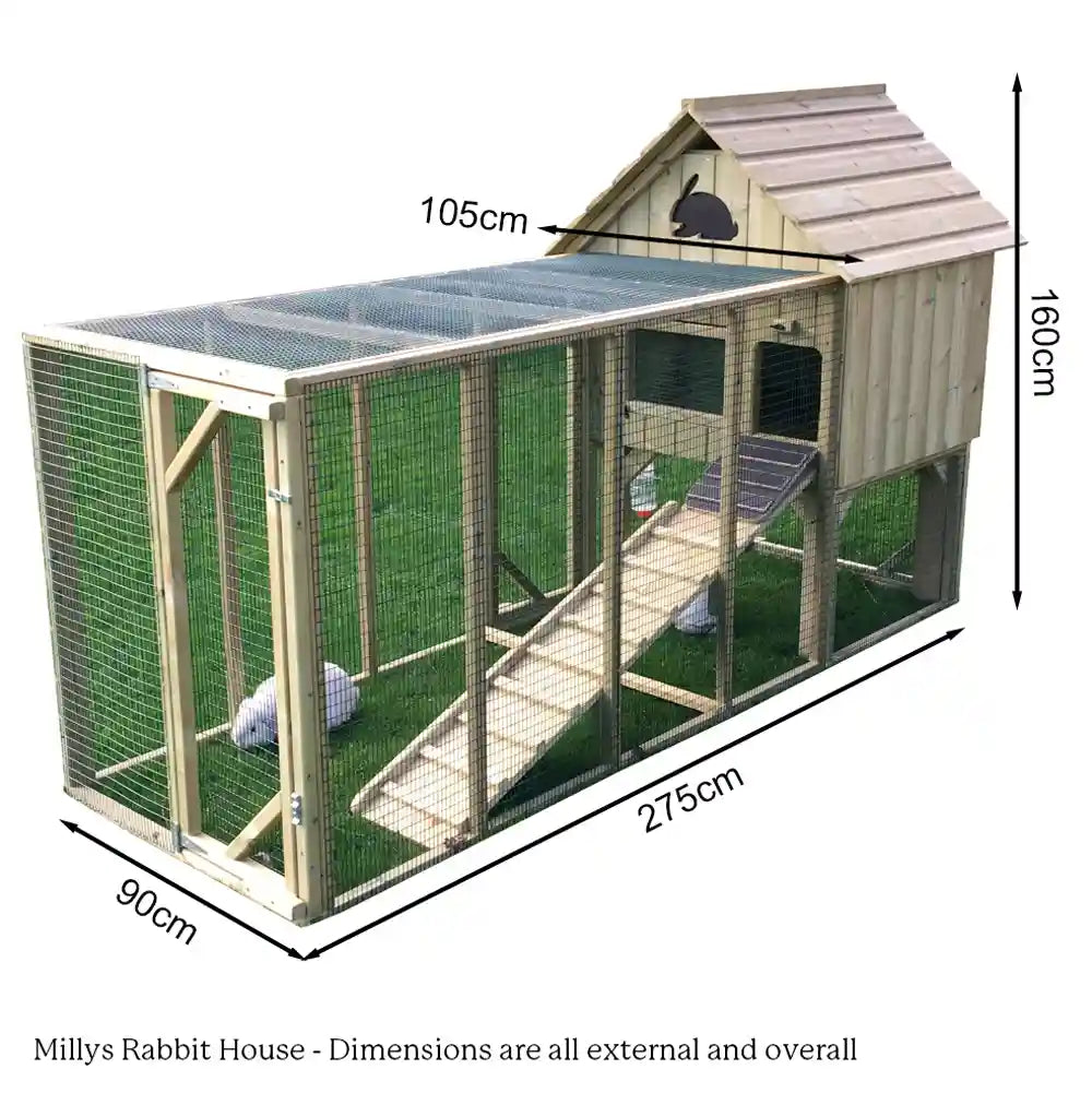 Dimensions of Millys Rabbit House